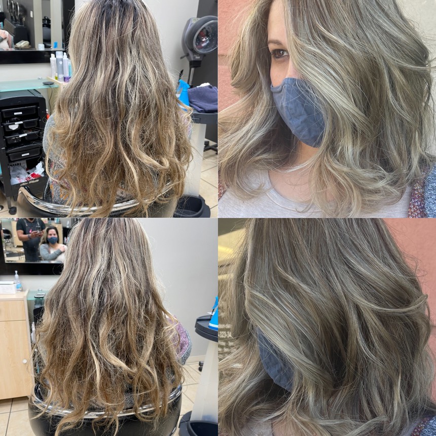 Hair color Correction on dark latin hair 2022