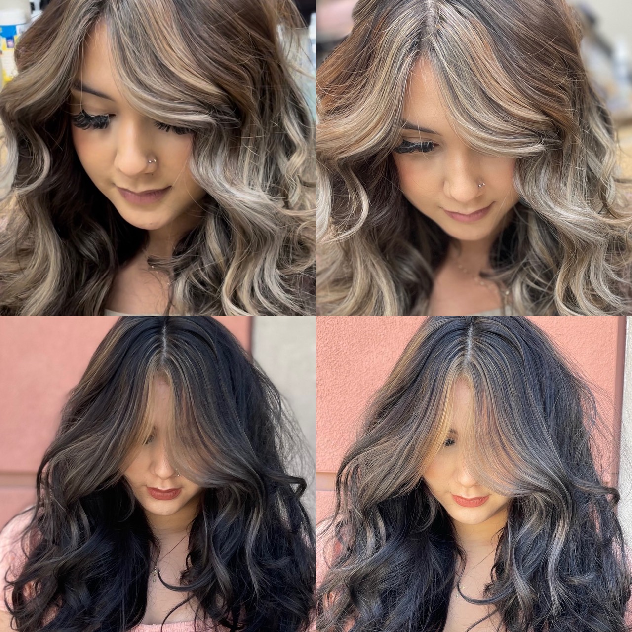 hair color - brunettes,-highlighting-Balayage