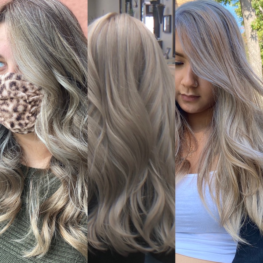 Blonde hair color tones for brunettes