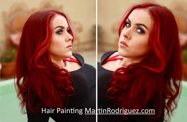red hair coloring by Martin