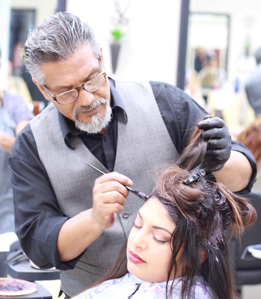 hair colorist Martin Rodriguez