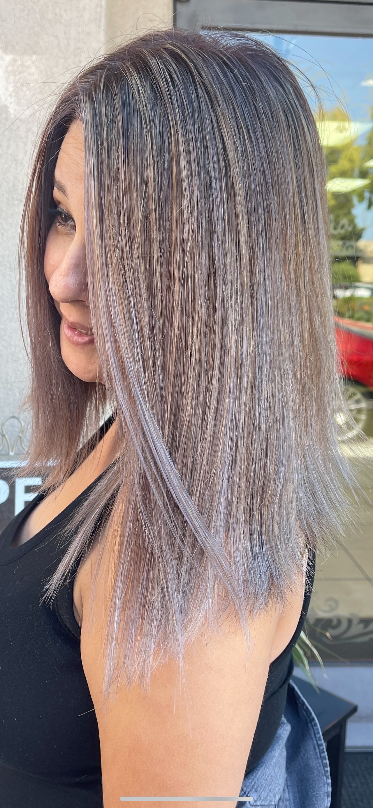 hair color - brunettes,-highlighting-Balayage